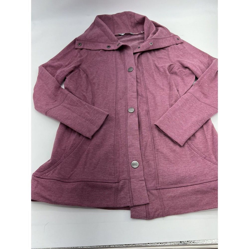 Free Country pink snap sweater womens large